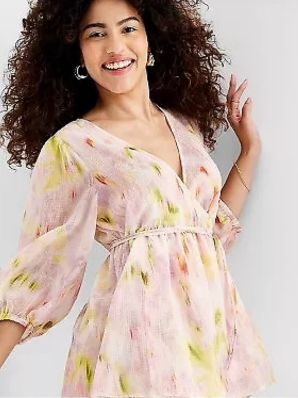 Future Collective Gabriella Karefa Johnson Wrap Front Blouse xs